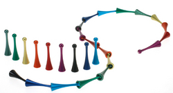 modern collier met kleuren